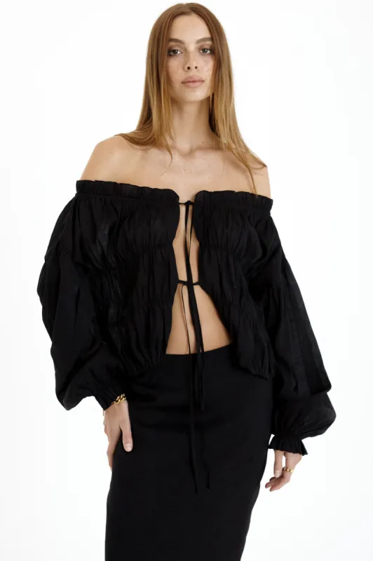 TAMSYN OFF SHOULDER TOP sold by Sndys