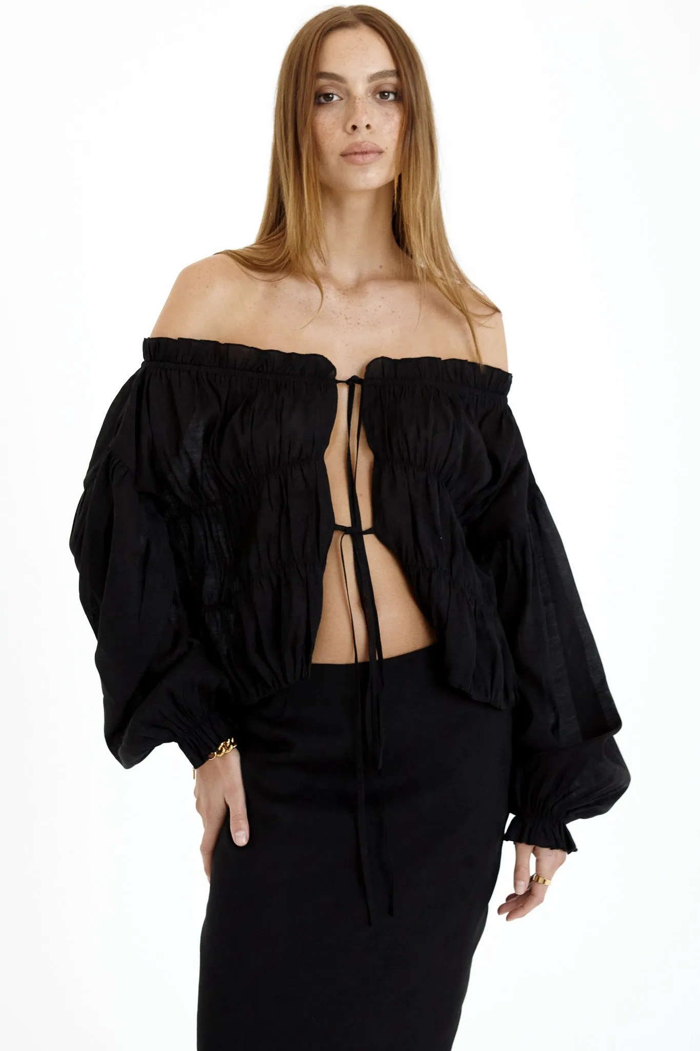 TAMSYN OFF SHOULDER TOP sold by Sndys