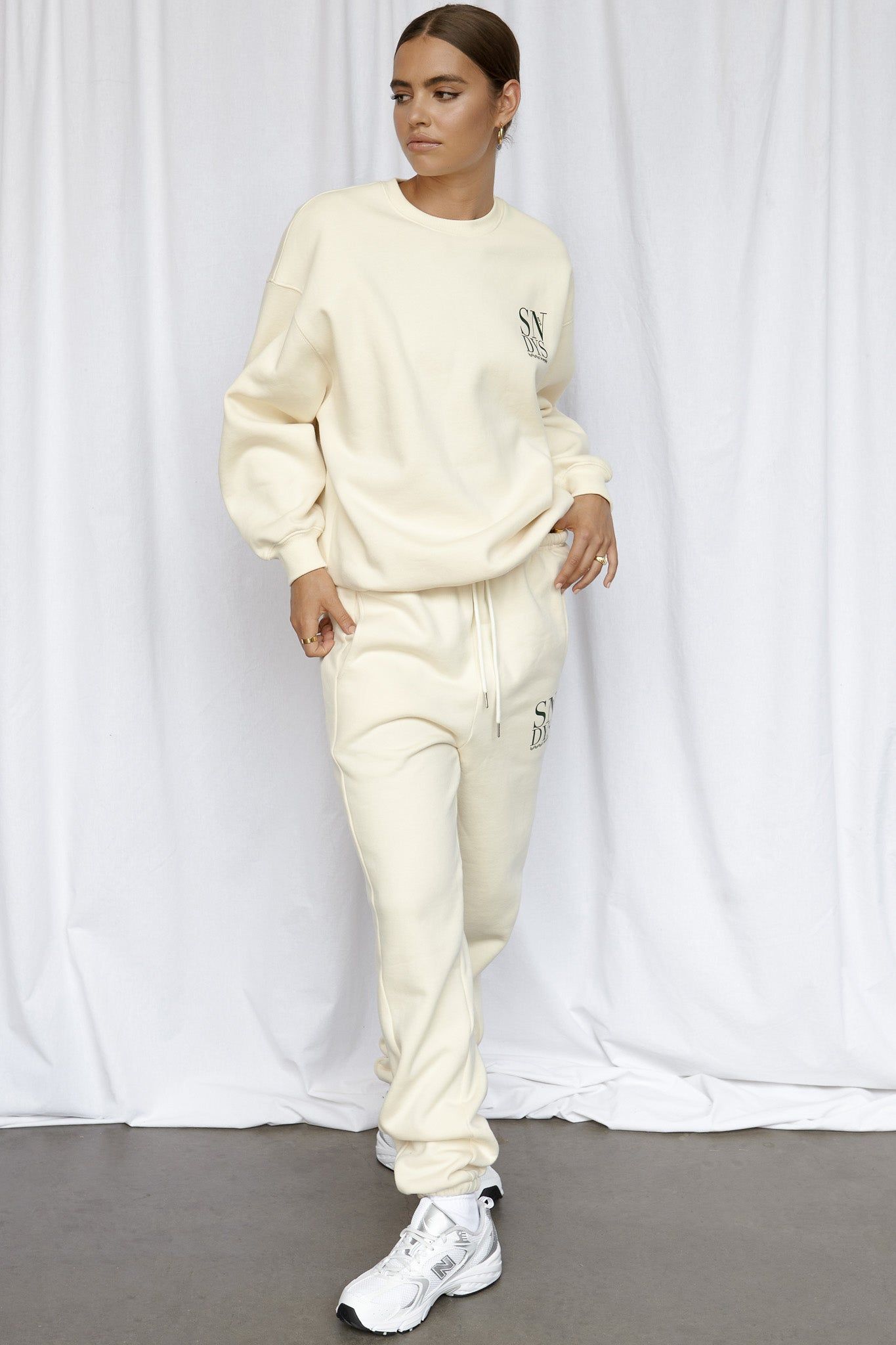 RHODES SWEATPANT - CREAM sold by Sndys product image thumbnail 6