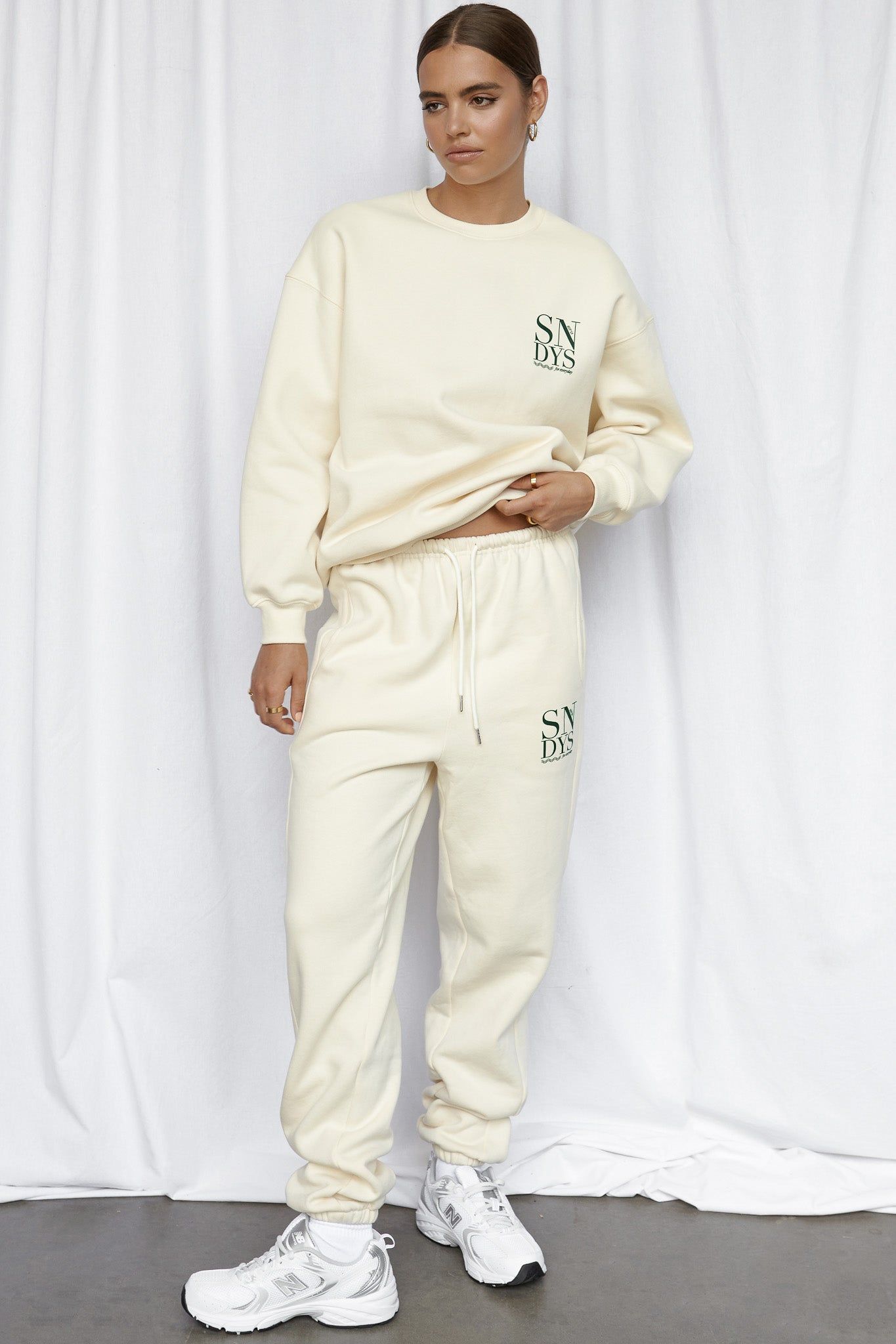 RHODES SWEATPANT - CREAM sold by Sndys product image thumbnail 3