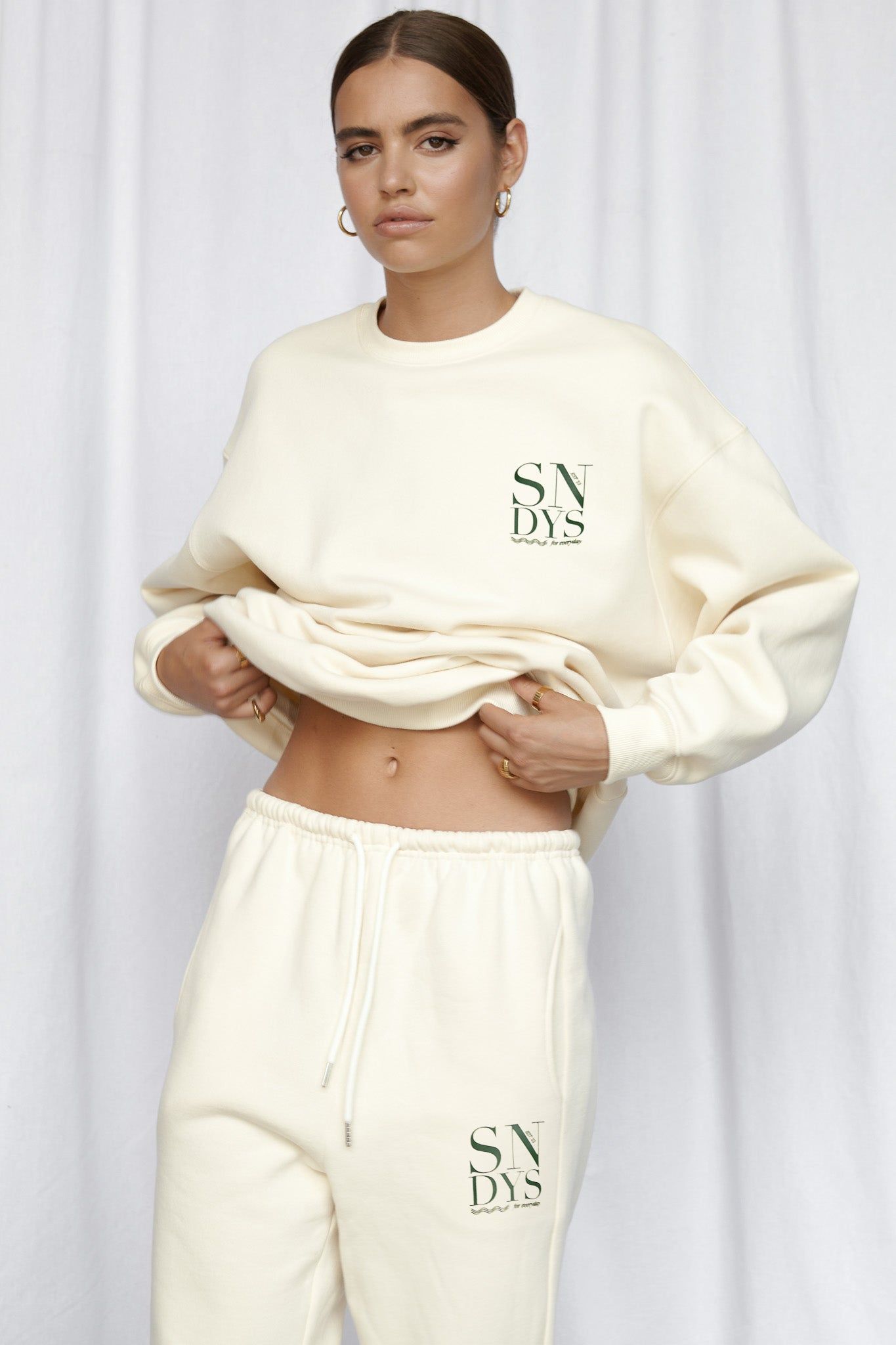 RHODES SWEATPANT - CREAM sold by Sndys product image thumbnail 5