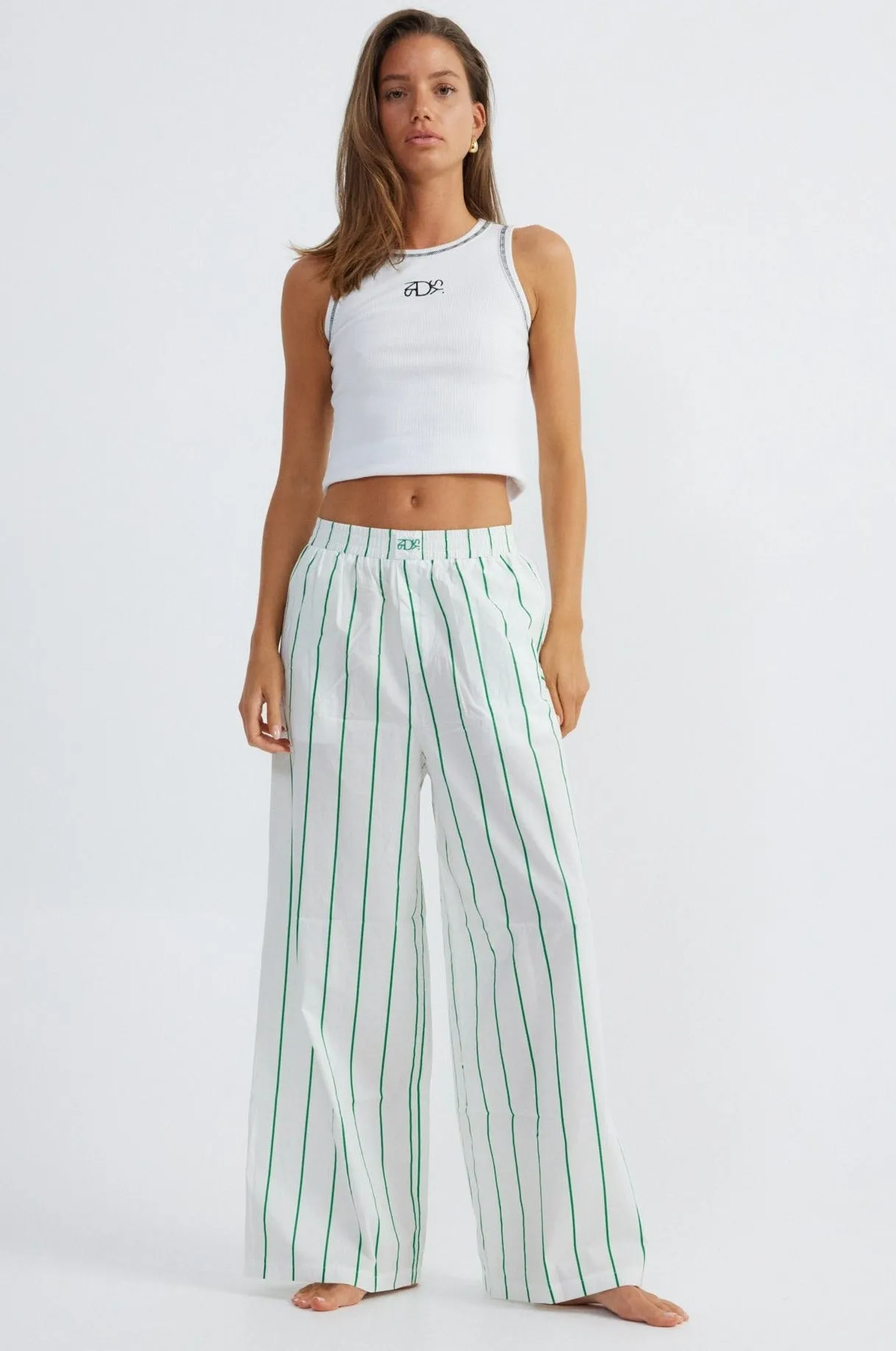 WREN STRIPE PANTS sold by Sndys