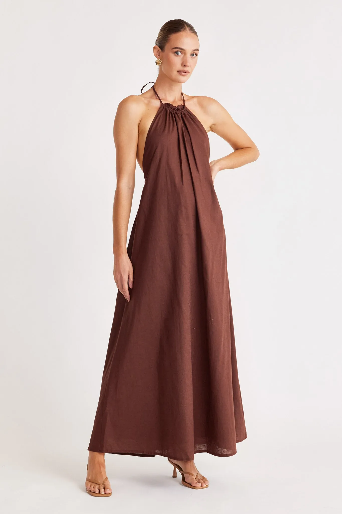 ALYSSE HALTER MAXI DRESS sold by Sndys product image thumbnail 2