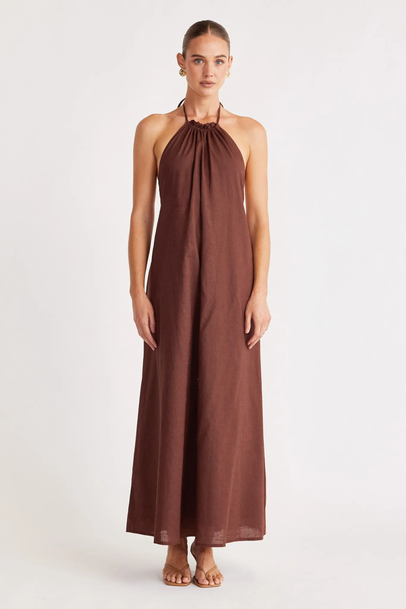 ALYSSE HALTER MAXI DRESS sold by Sndys