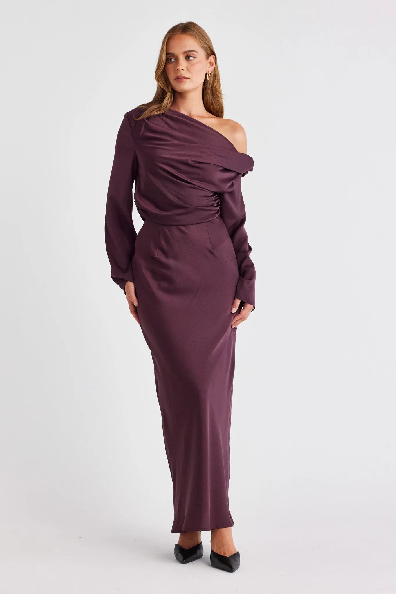 CALISSA LONG SLEEVE MAXI DRESS sold by Sndys