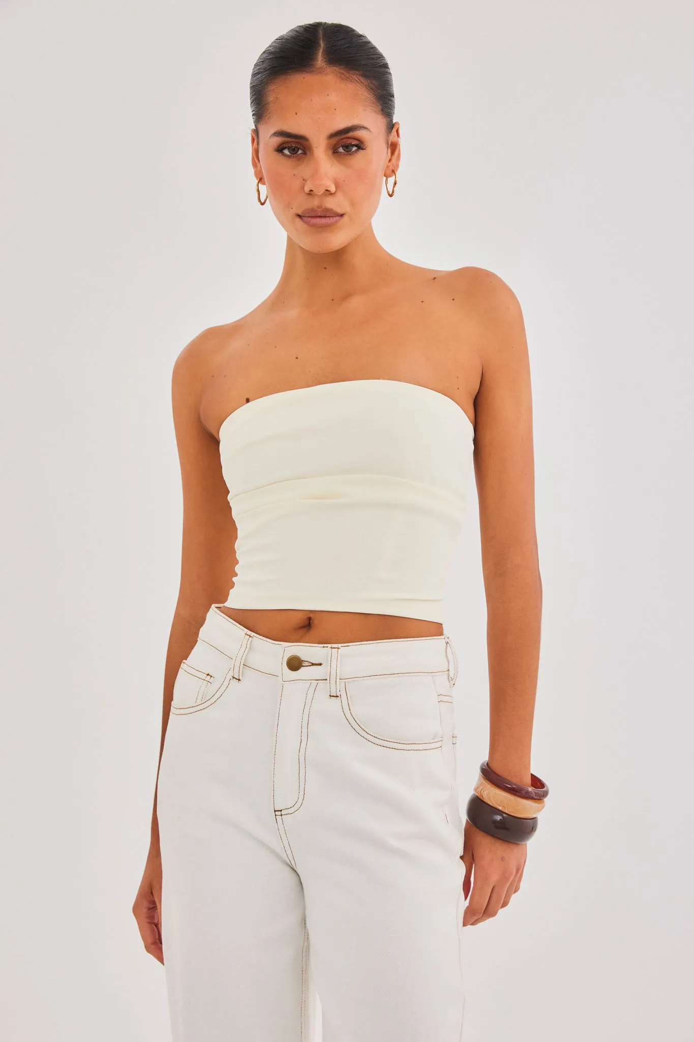 ROMA STRAPLESS TOP sold by Sndys