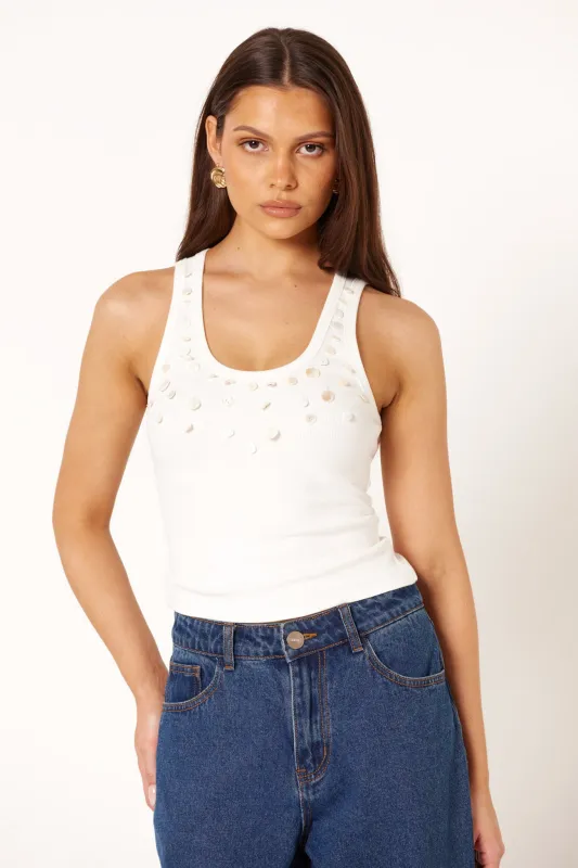FRAYA TANK TOP sold by Sndys
