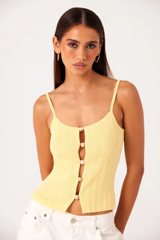 ODESSA KNIT TANK TOP made by Sndys