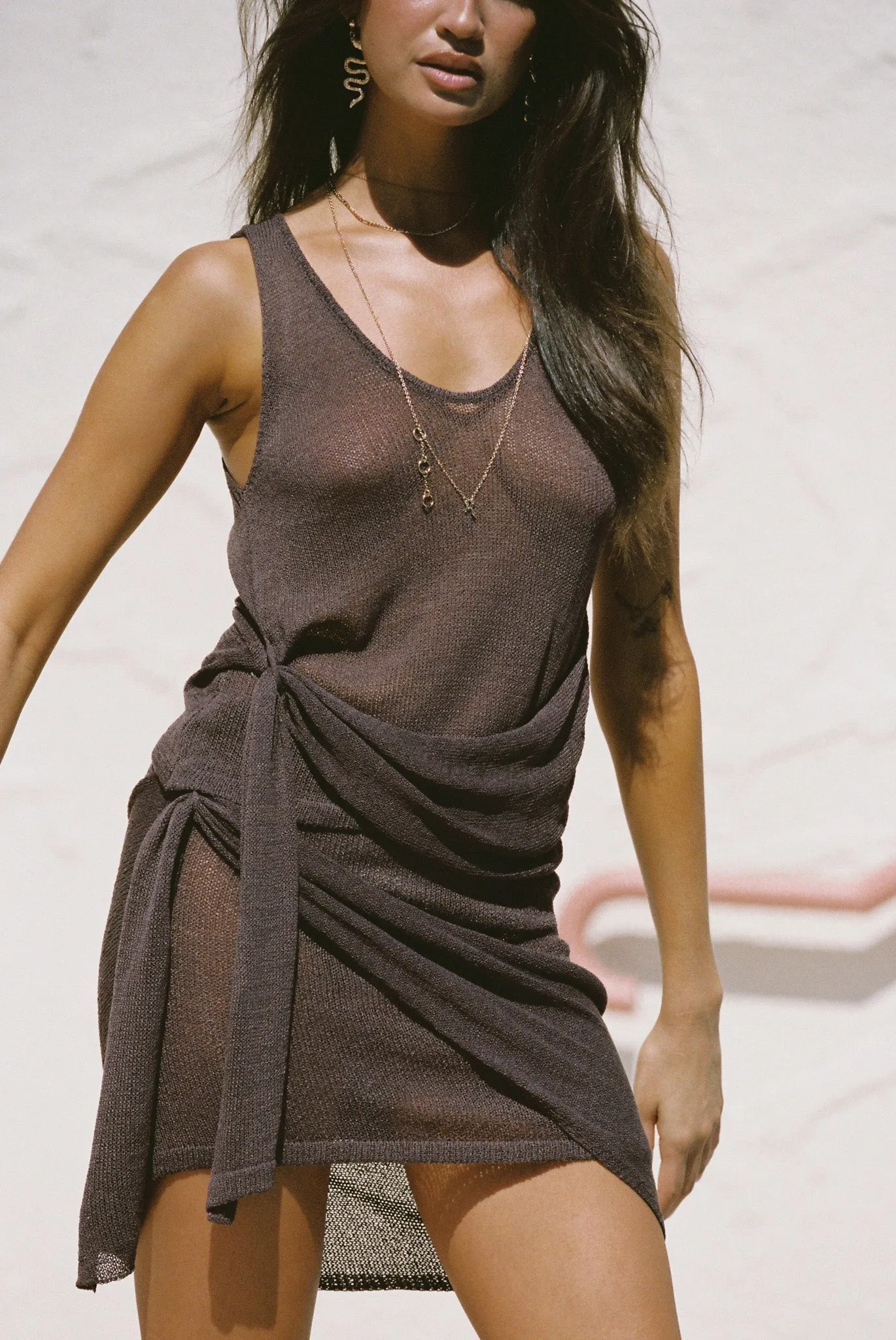 MINDY WRAP MINI SKIRT sold by Sndys