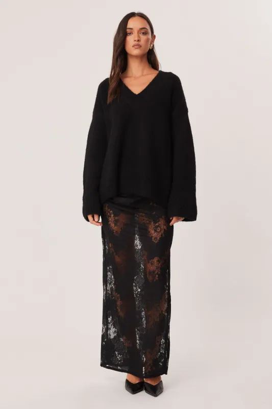 MISHKA LACE MAXI SKIRT made by Sndys