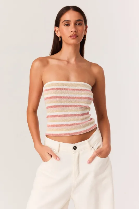 CELIA SHIMMER TOP made by Sndys