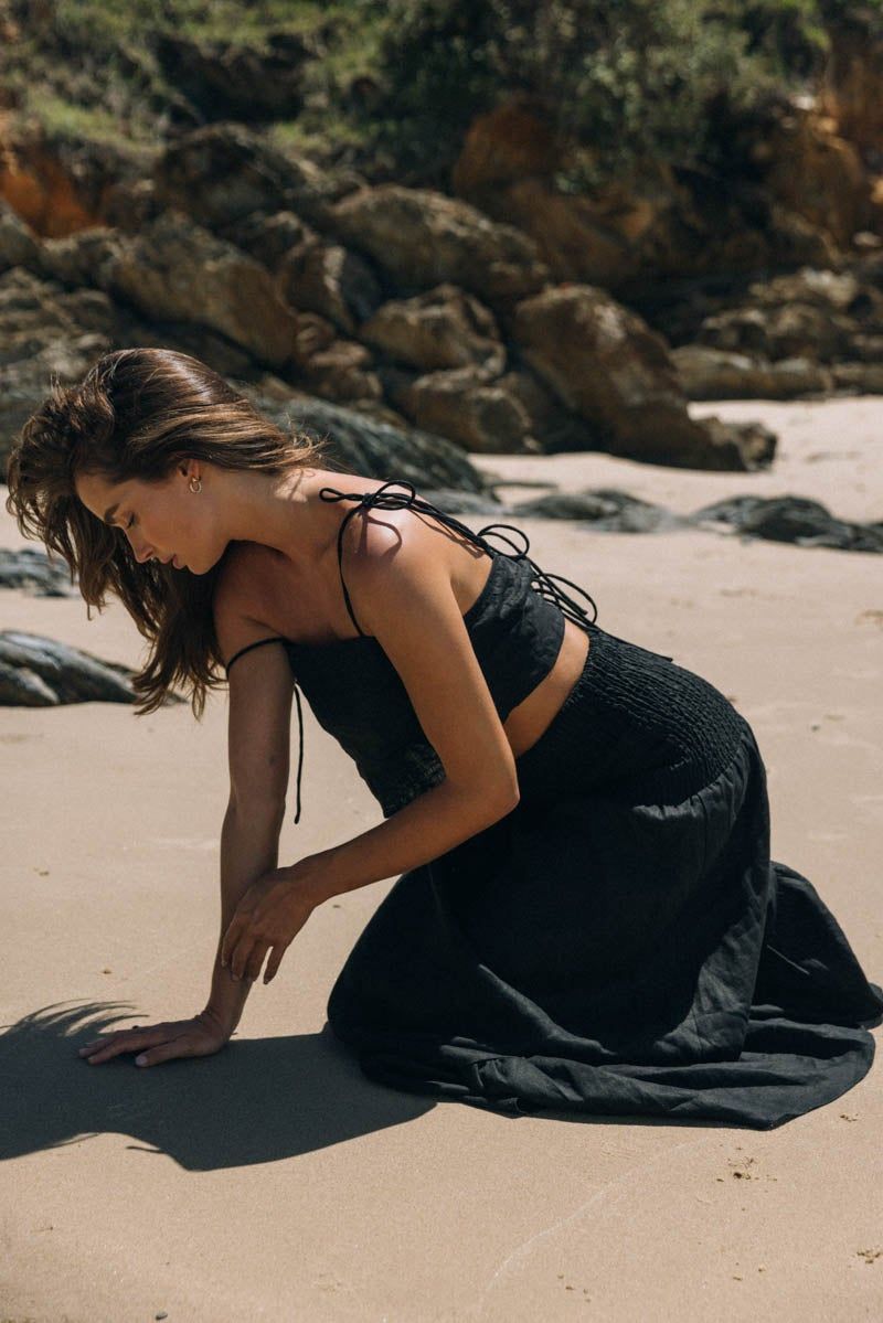 TIE TOP - BLACK sold by Sndys product image thumbnail 3