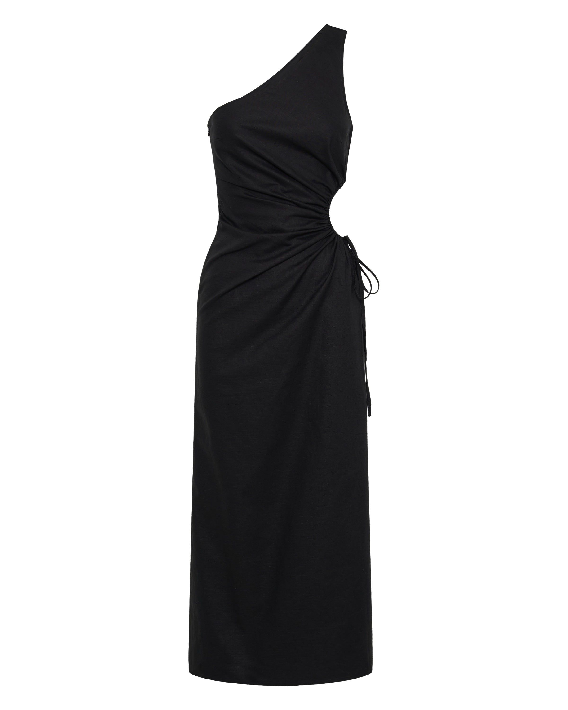 PAMELA LINEN DRESS - BLACK sold by Sndys product image thumbnail 4