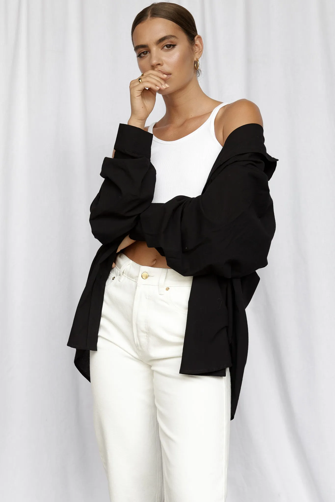 HEATHER COTTON SHIRT sold by Sndys product image thumbnail 3