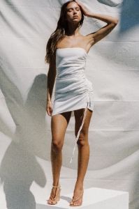 NOBU MINI DRESS - WHITE sold by Sndys