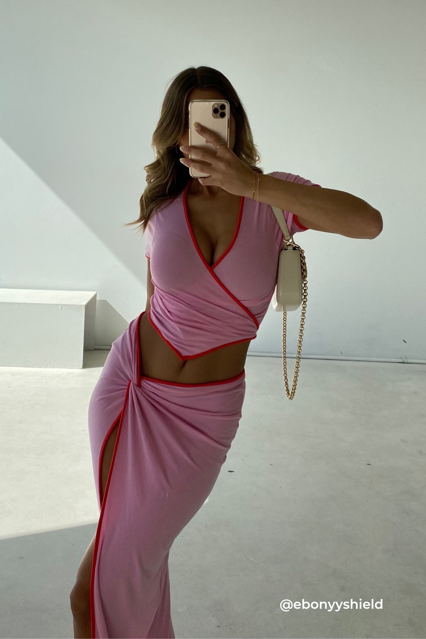 CLAUDIA SKIRT - PINK sold by Sndys product image thumbnail 3