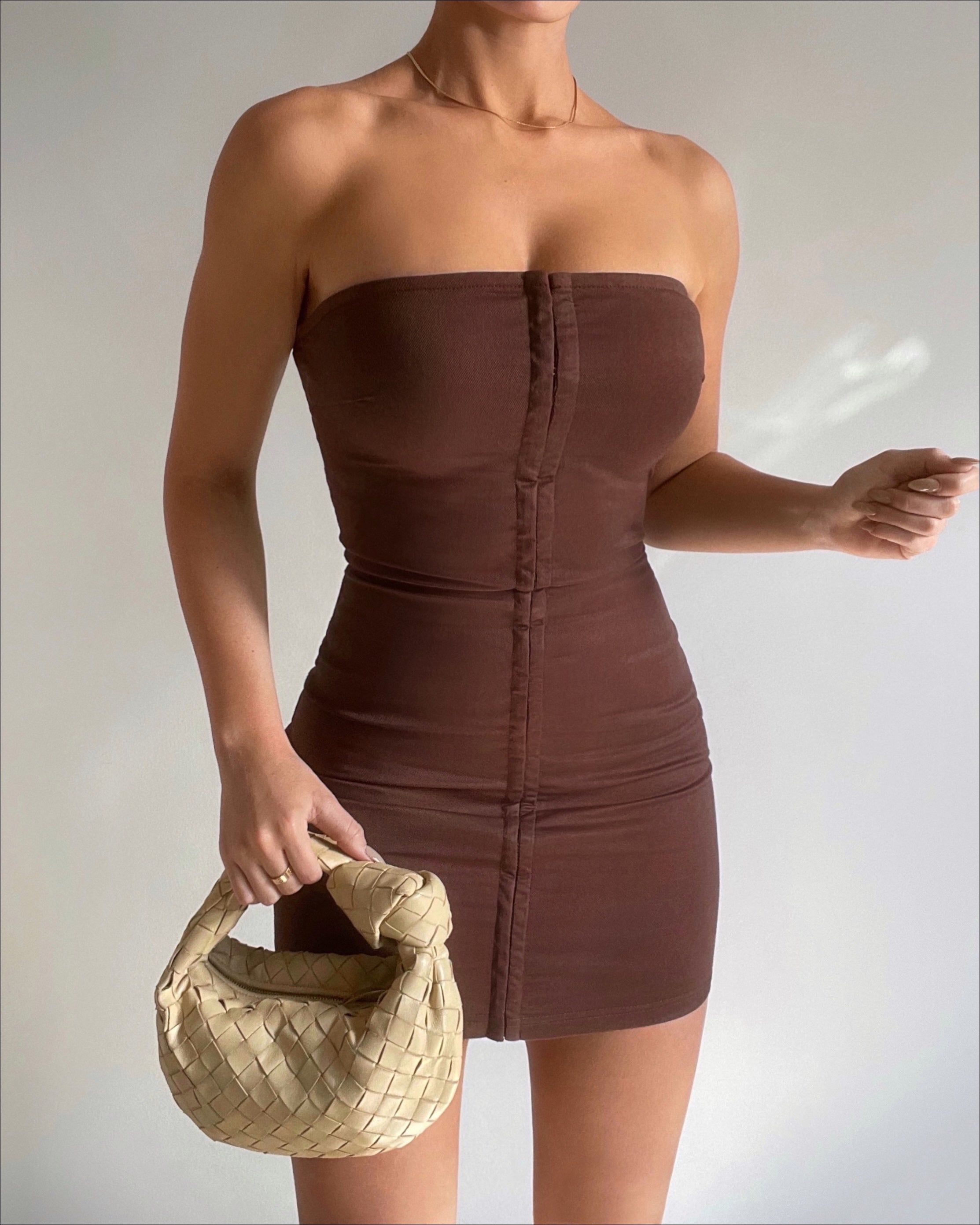 ADA MINI DRESS - MOCHA sold by Sndys