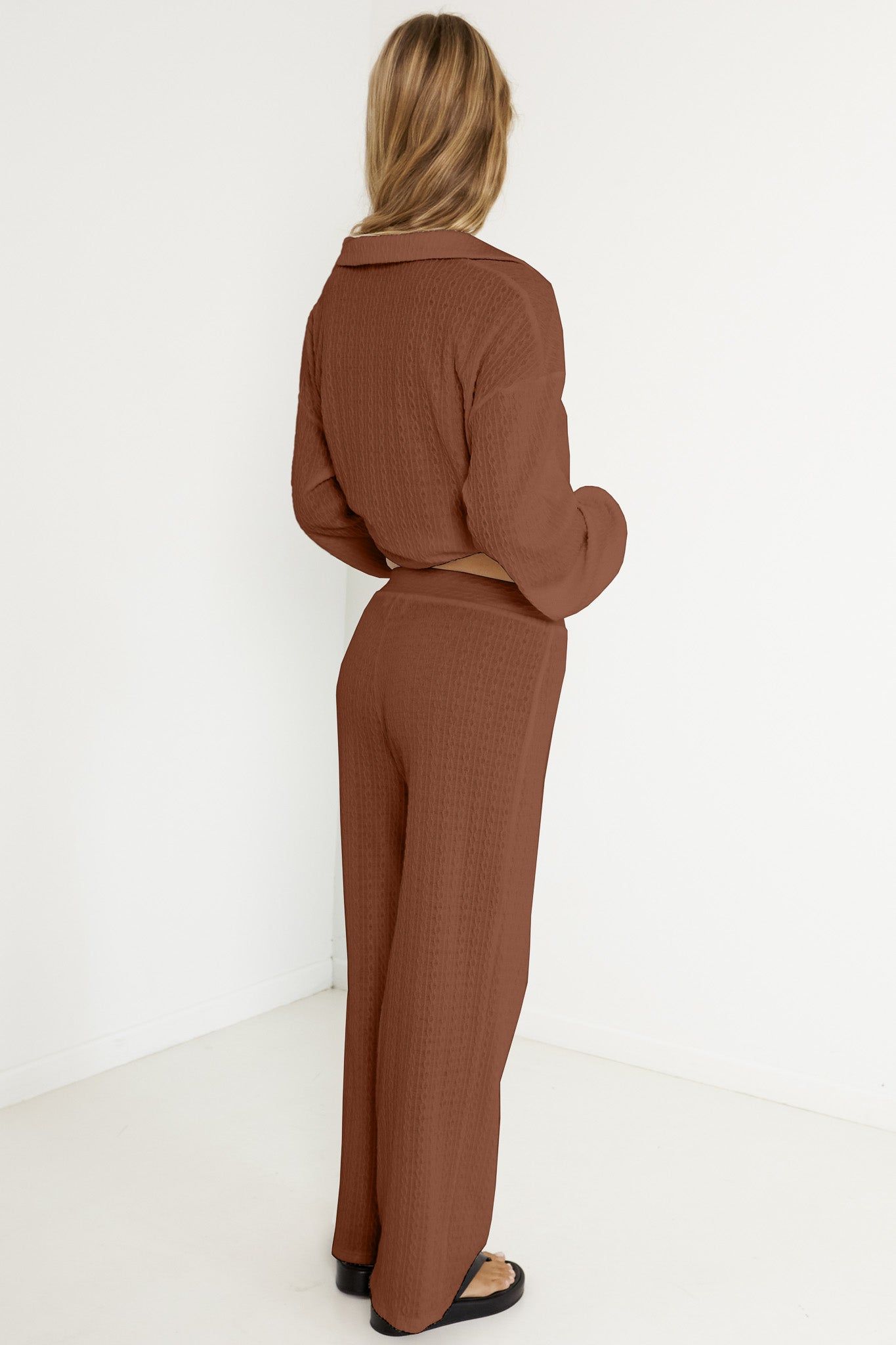 AVERY PANT - CHESTNUT sold by Sndys