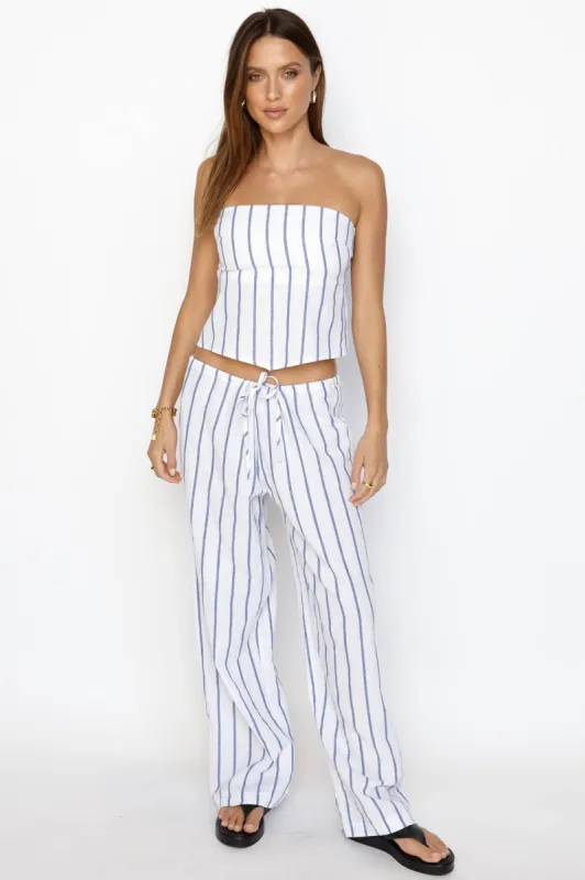 ISLA PANT - BLUE STRIPE sold by Sndys