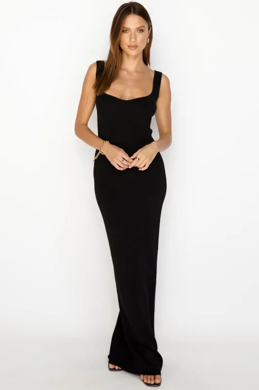 LAYLA MAXI DRESS - BLACK sold by Sndys
