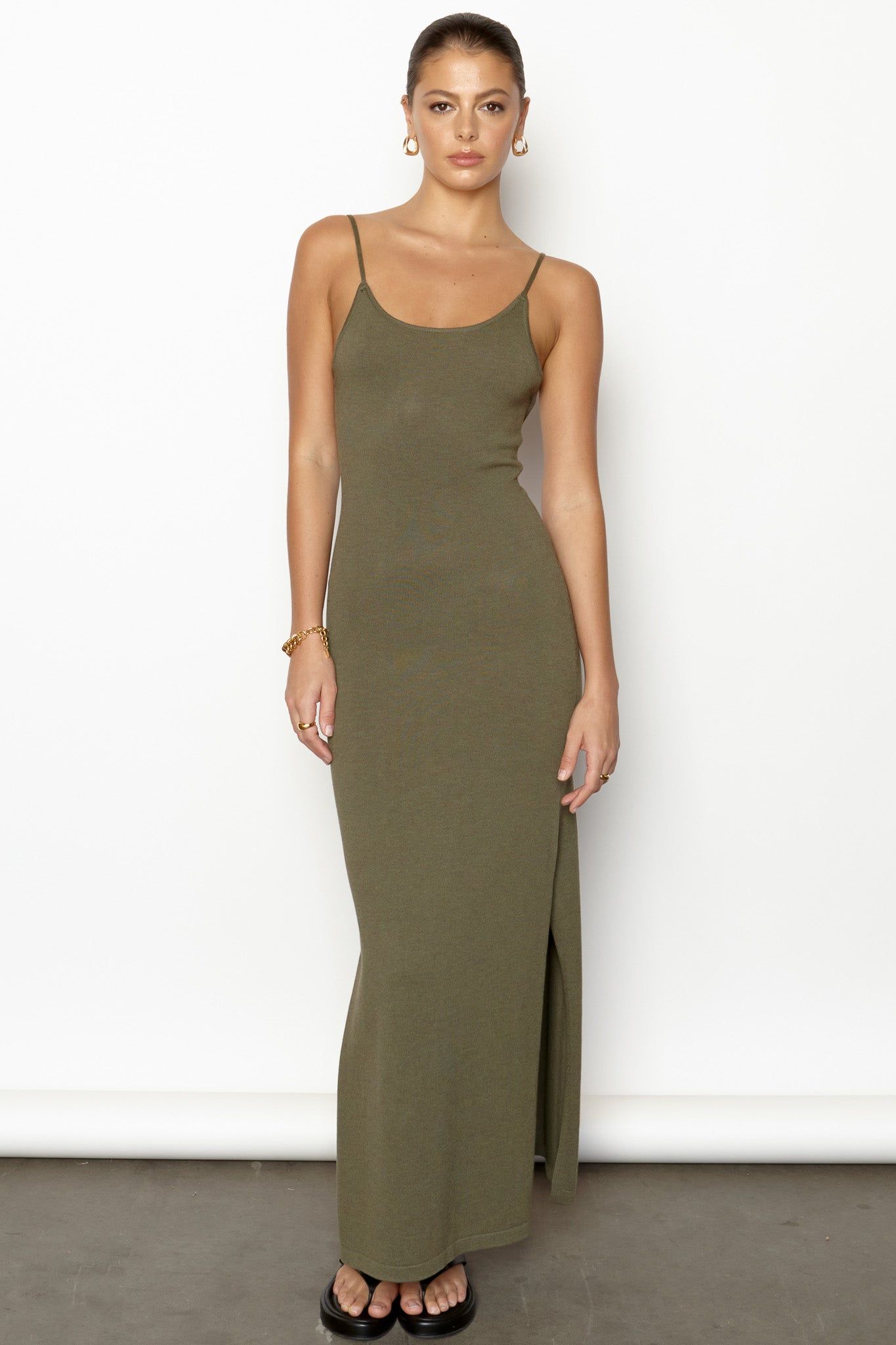 PRESLEY DRESS - KHAKI sold by Sndys product image thumbnail 4