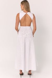 LOTTIE DRESS - WHITE sold by Sndys