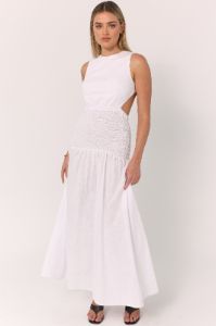 LOTTIE DRESS - WHITE sold by Sndys