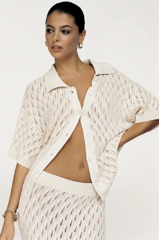 CLAIRE TOP - SAND sold by Sndys