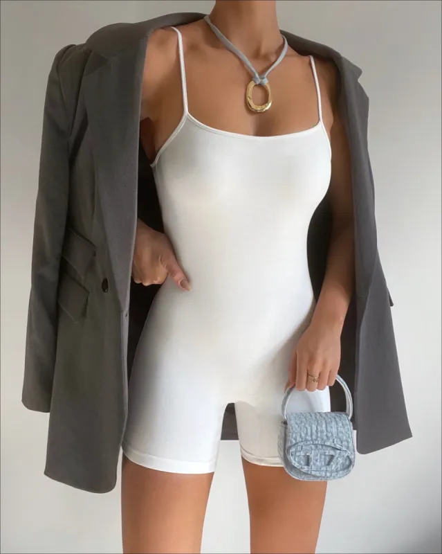 JORDAN ROMPER - WHITE sold by Sndys