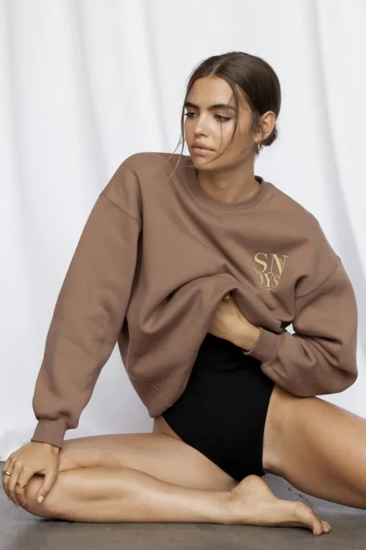 RHODES CREWNECK - MOCHA sold by Sndys
