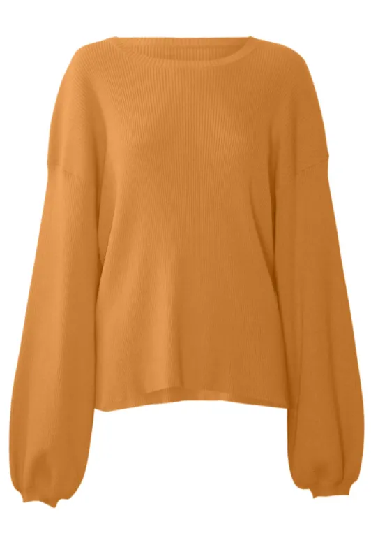 GOLDIE LONG SLEEVE TOP - ORANGE sold by Sndys
