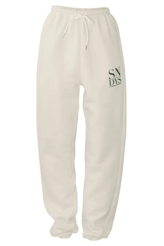 RHODES SWEATPANT - CREAM sold by Sndys