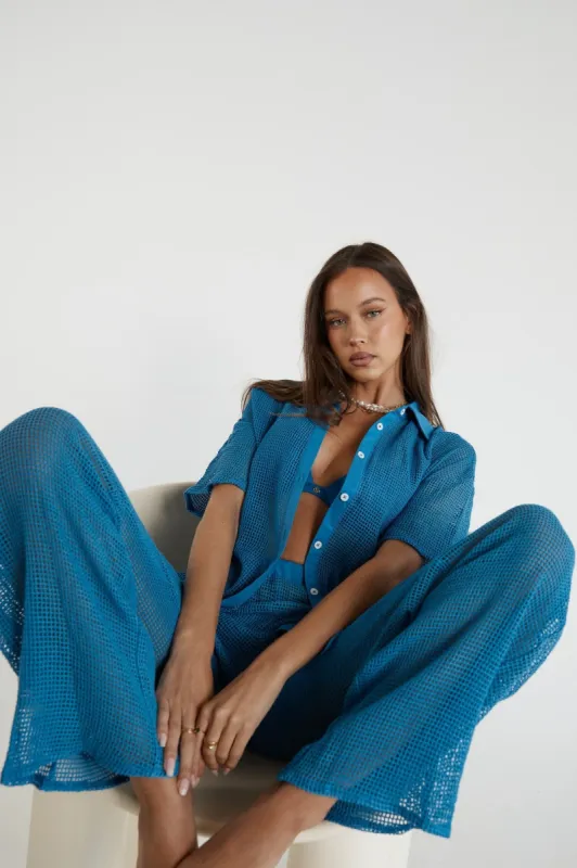HYAMS PANTS - BLUE sold by Sndys