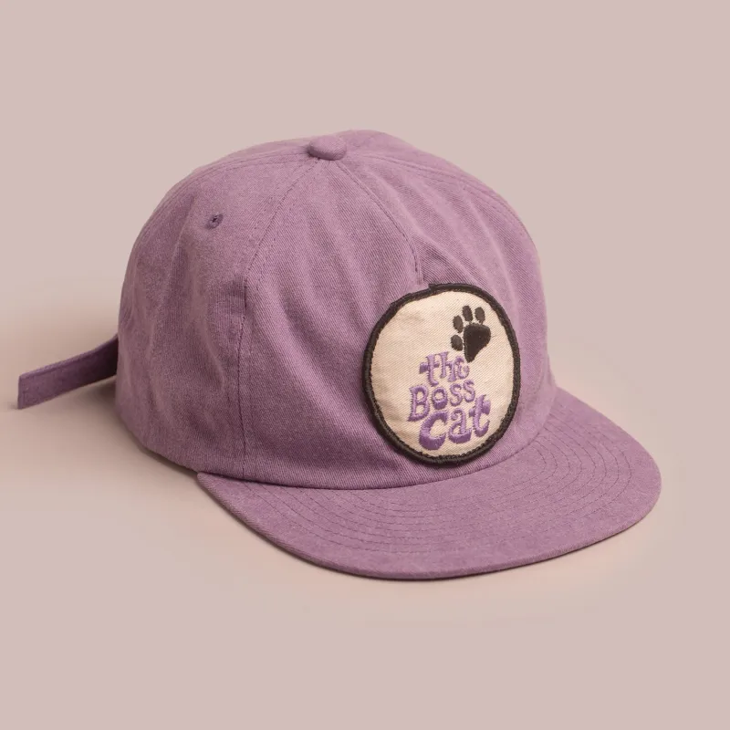 The Boss Cat Unstructured Cap made by Lost And Foundry