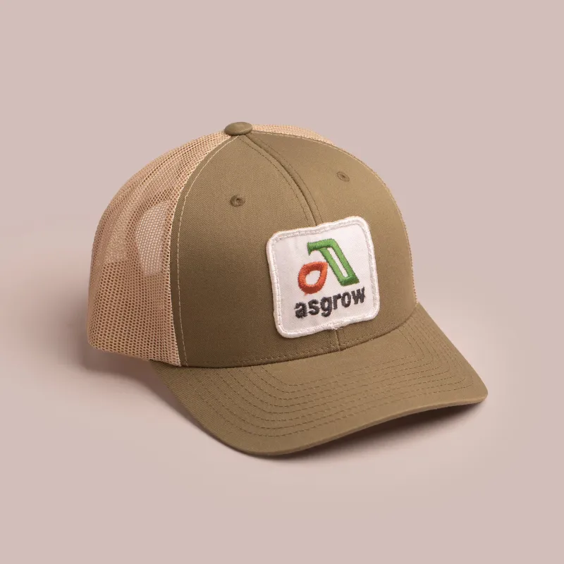 Asgrow Trucker Cap made by Lost And Foundry