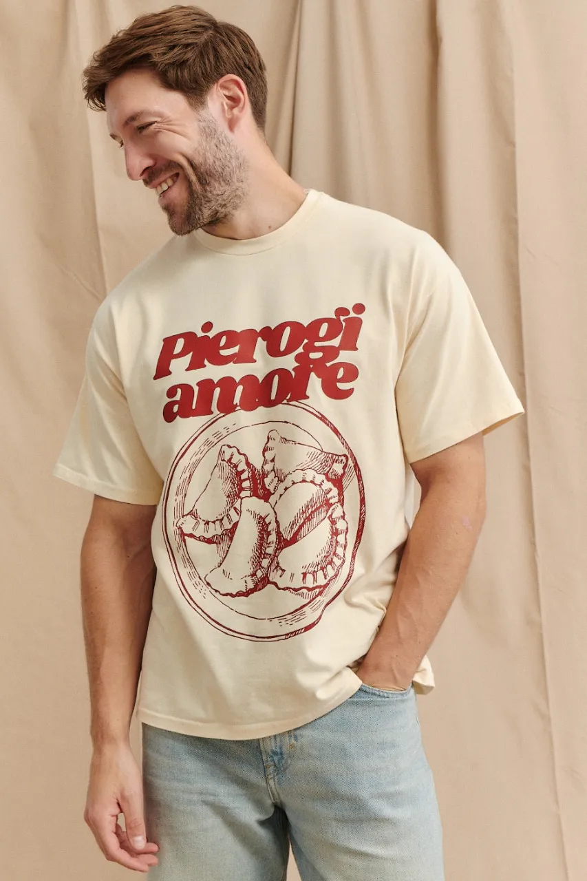 T-SHIRT PIEROGI AMORE - MEN sold by She is Sunday
