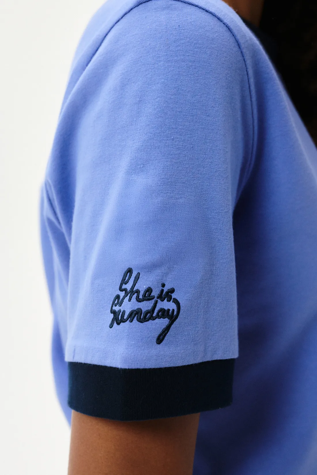T-SHIRT BASIC SUNDAY NIEBIESKI sold by She is Sunday product image thumbnail 2