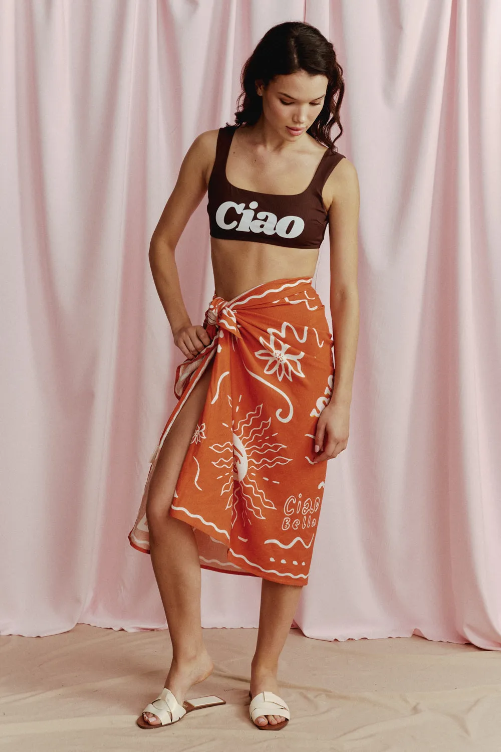 CHUSTA PAREO FURORE POMARAŃCZOWA sold by She is Sunday product image thumbnail 5