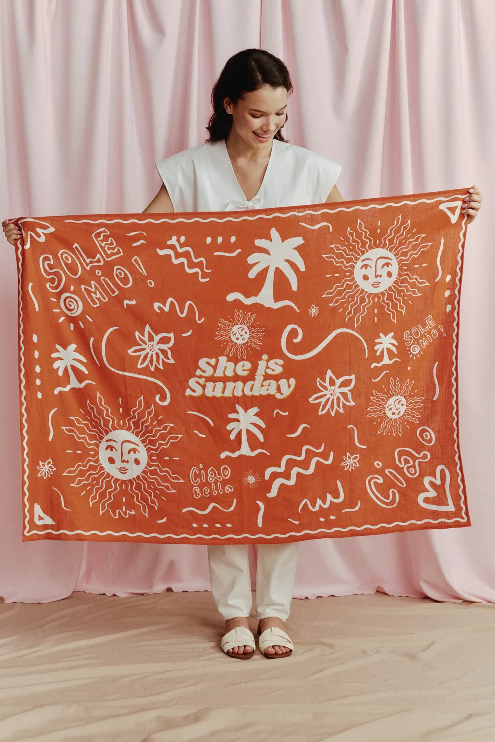 CHUSTA PAREO FURORE POMARAŃCZOWA sold by She is Sunday product image thumbnail 4