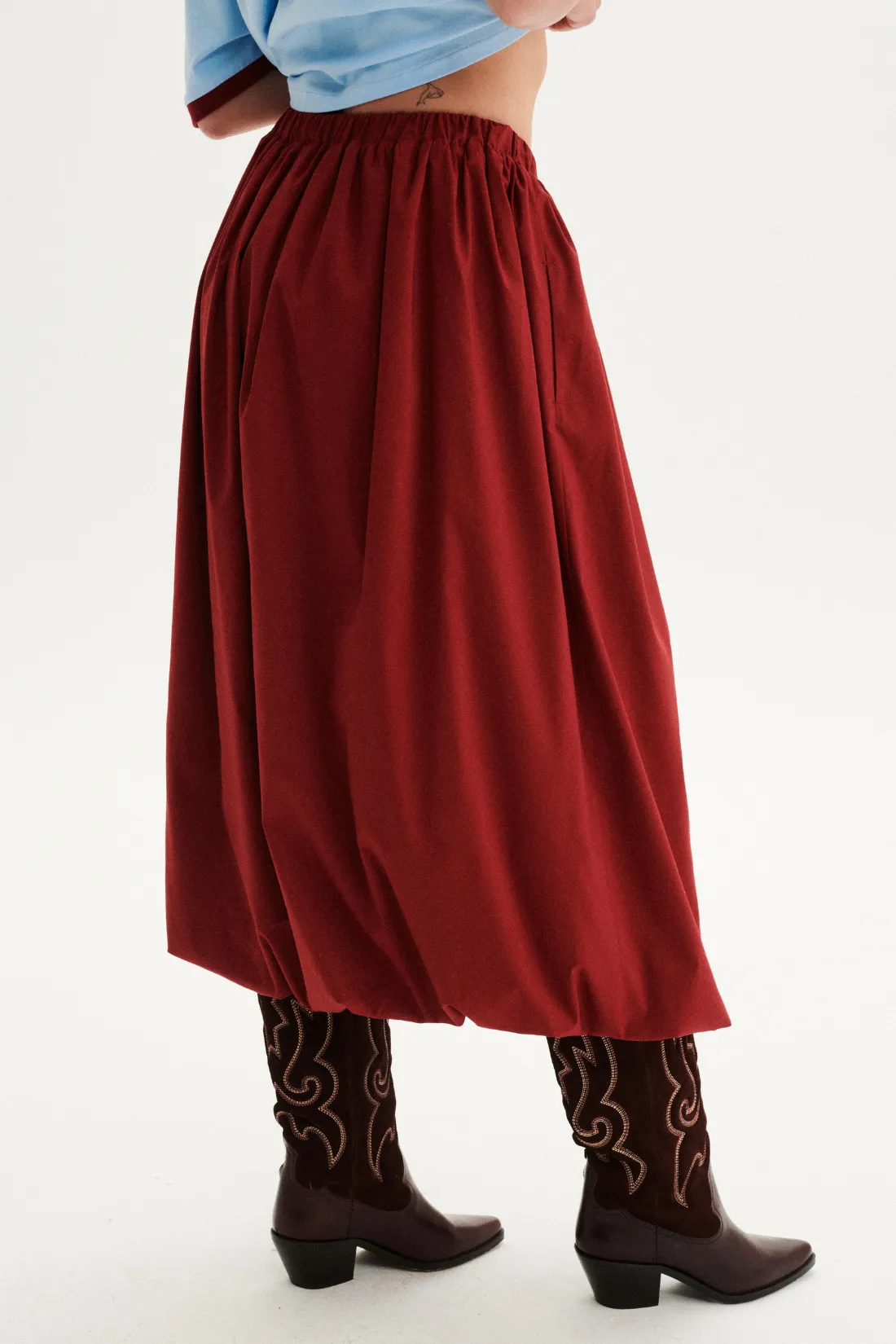 SPÓDNICA BALLERINA CAPPUCINA BORDOWA sold by She is Sunday product image thumbnail 5