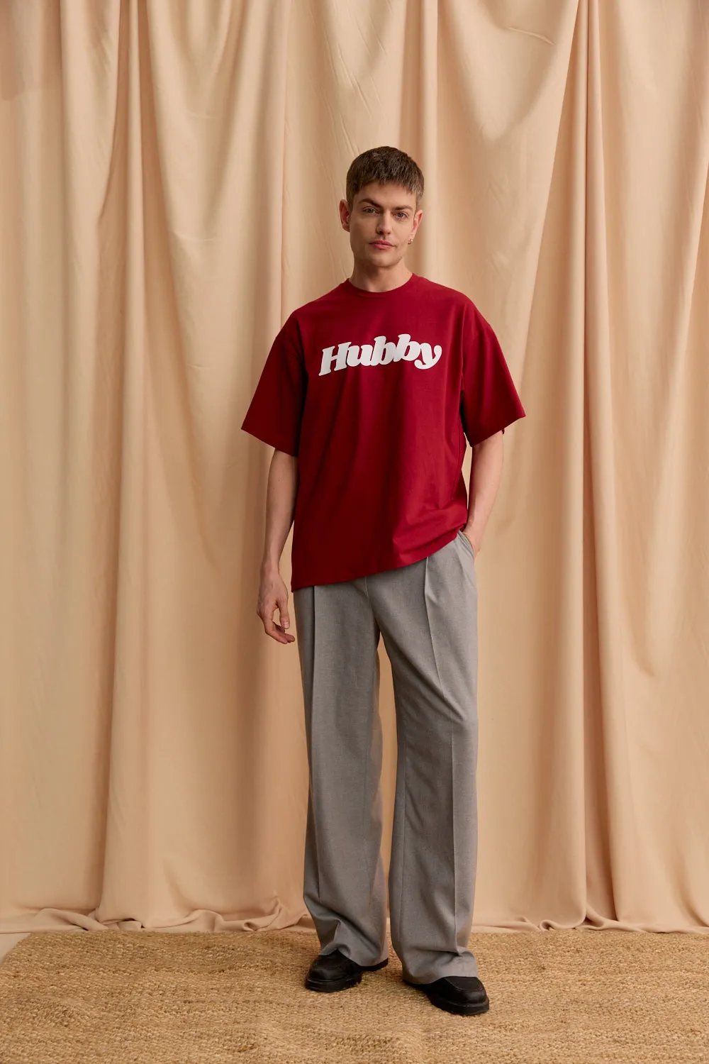T-SHIRT HUBBY BORDO OVERSIZE - MEN sold by She is Sunday product image thumbnail 4
