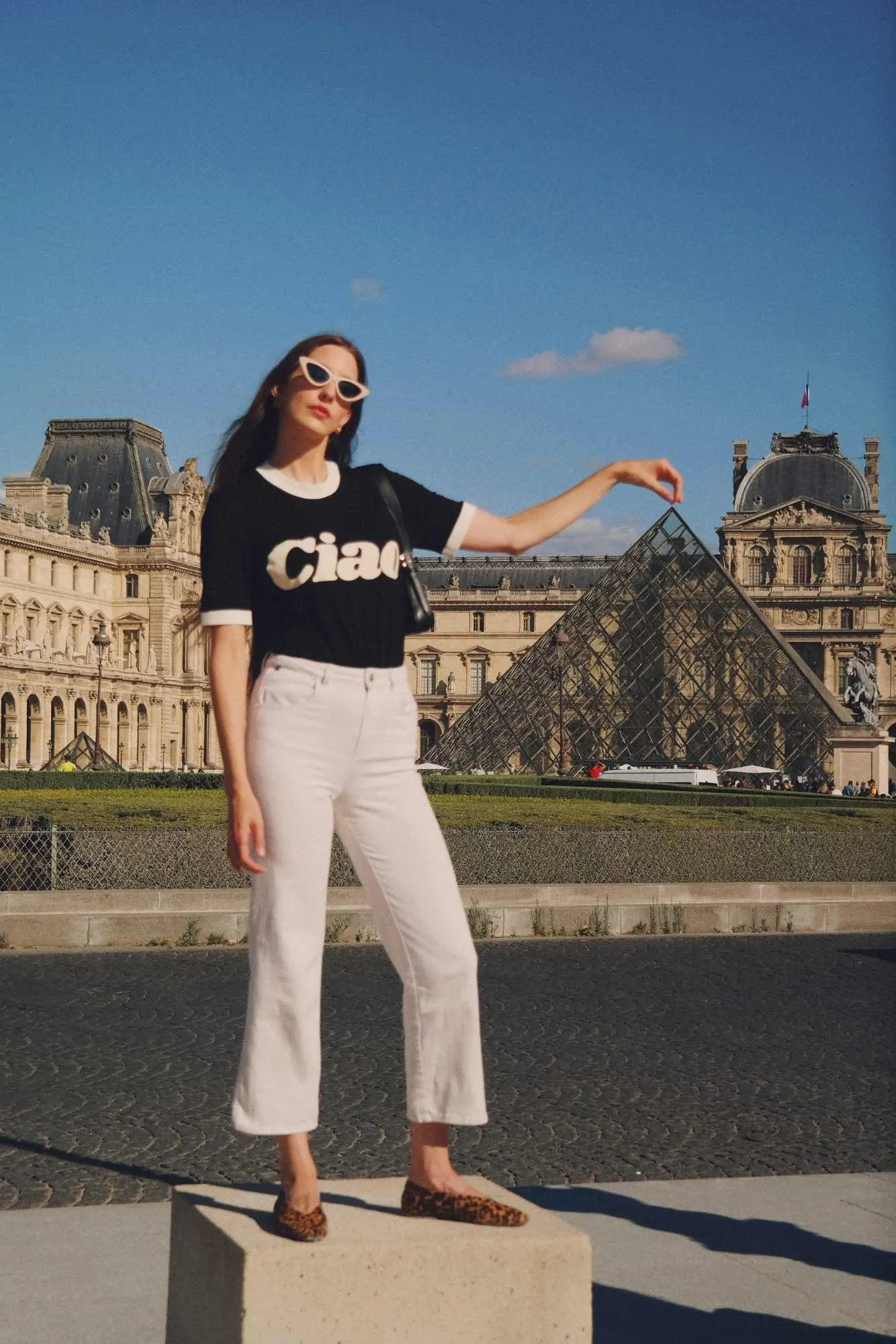 T-SHIRT CIAO BLACK sold by She is Sunday