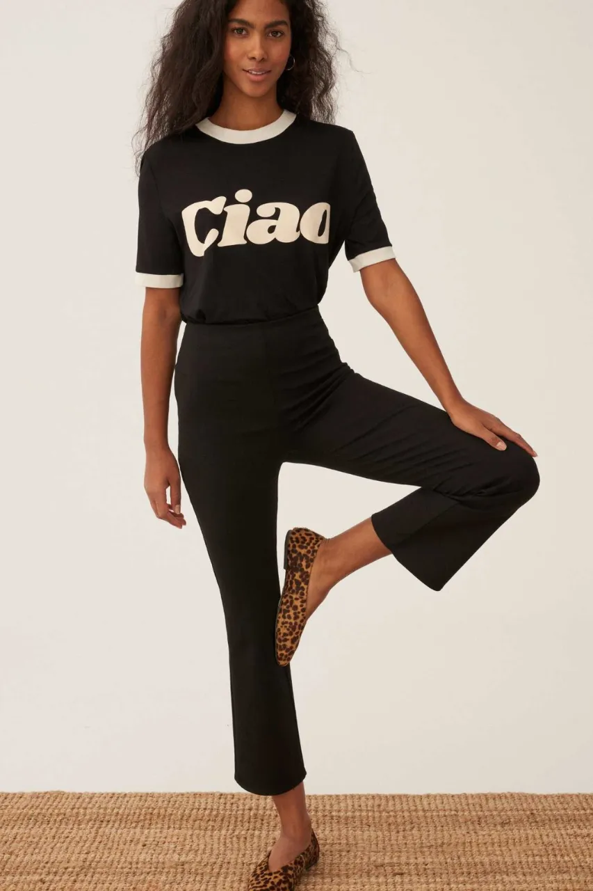 T-SHIRT CIAO BLACK sold by She is Sunday product image thumbnail 3