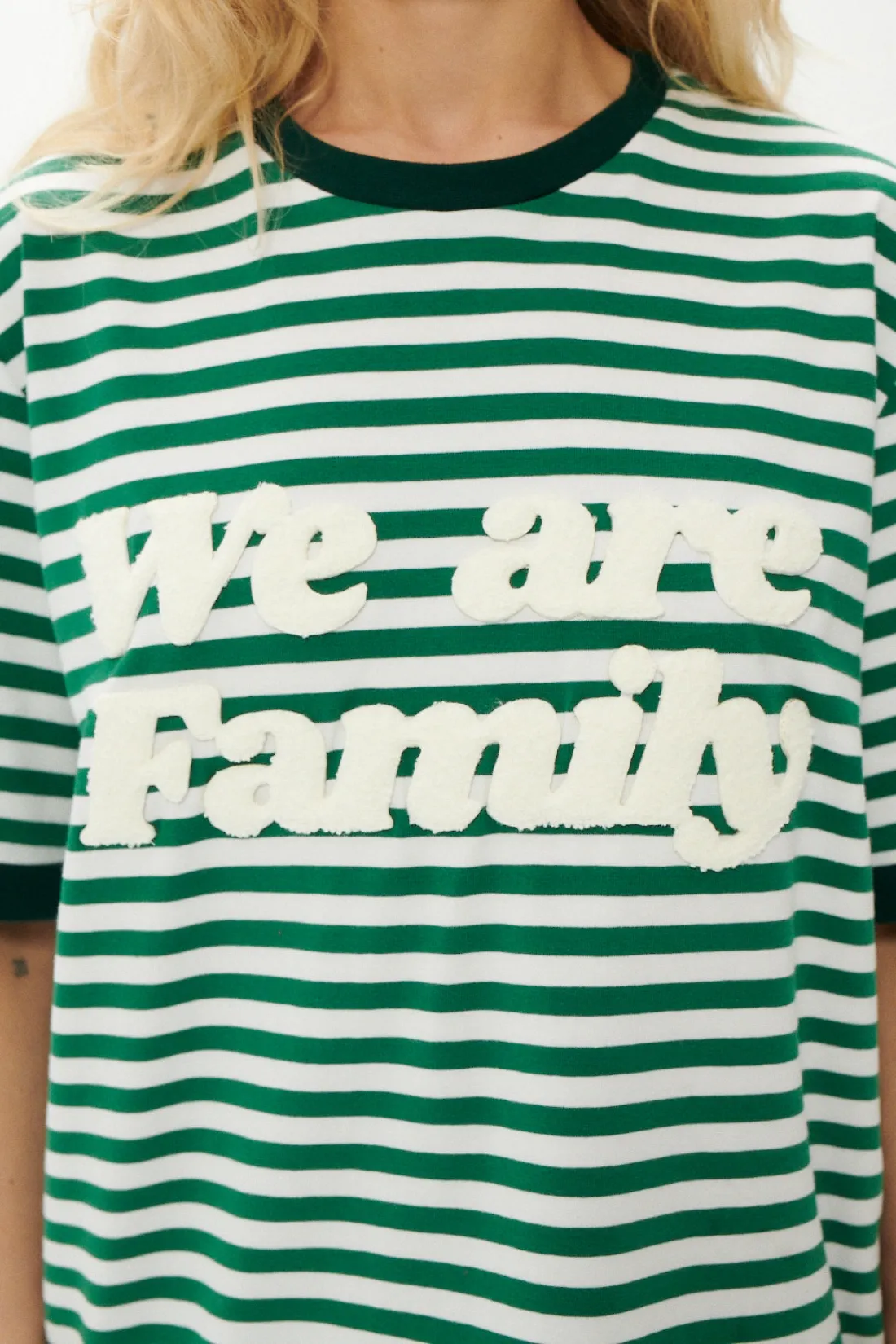 T-SHIRT WE ARE FAMILY STRIPED - MEN sold by She is Sunday product image thumbnail 3