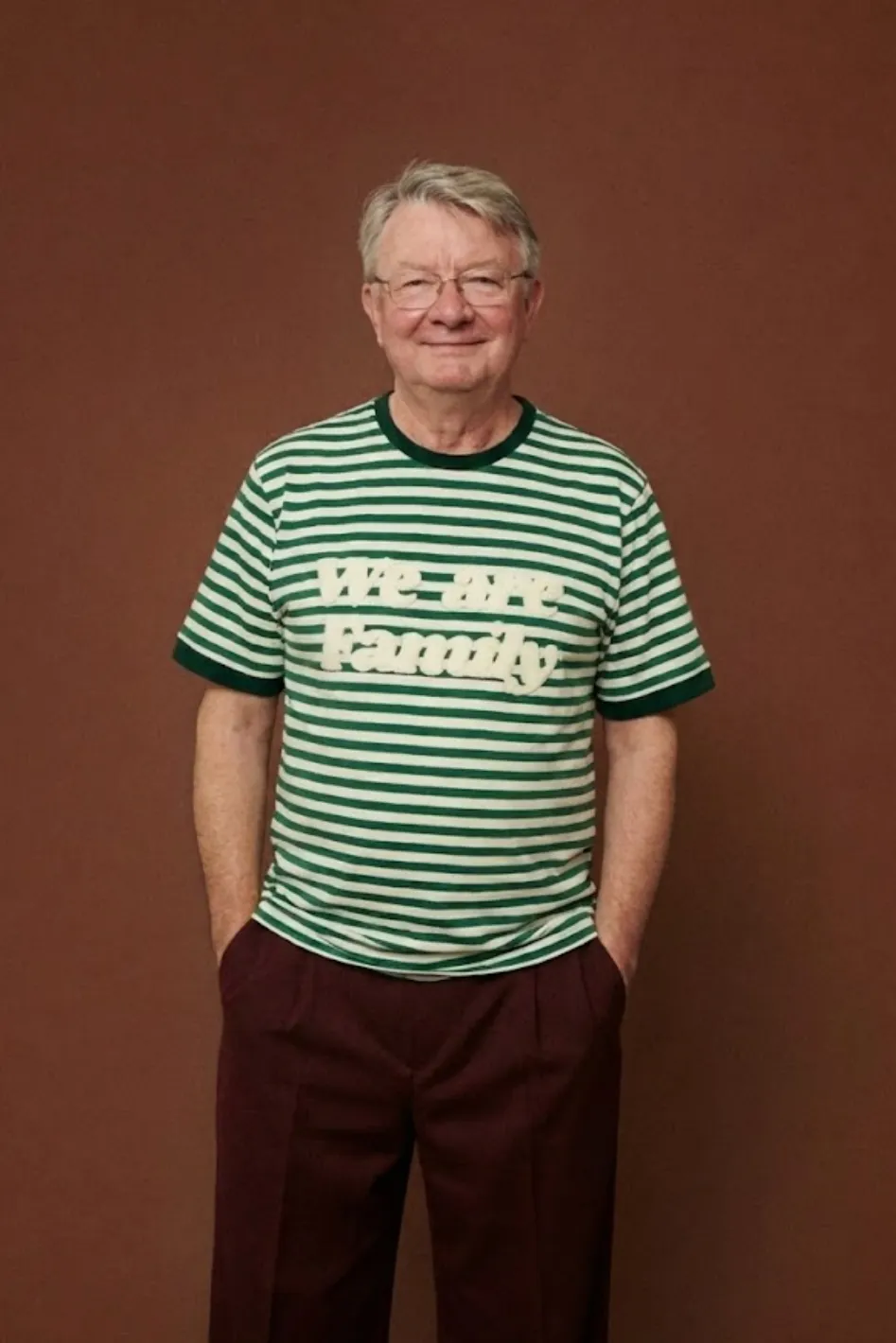 T-SHIRT WE ARE FAMILY STRIPED - MEN sold by She is Sunday