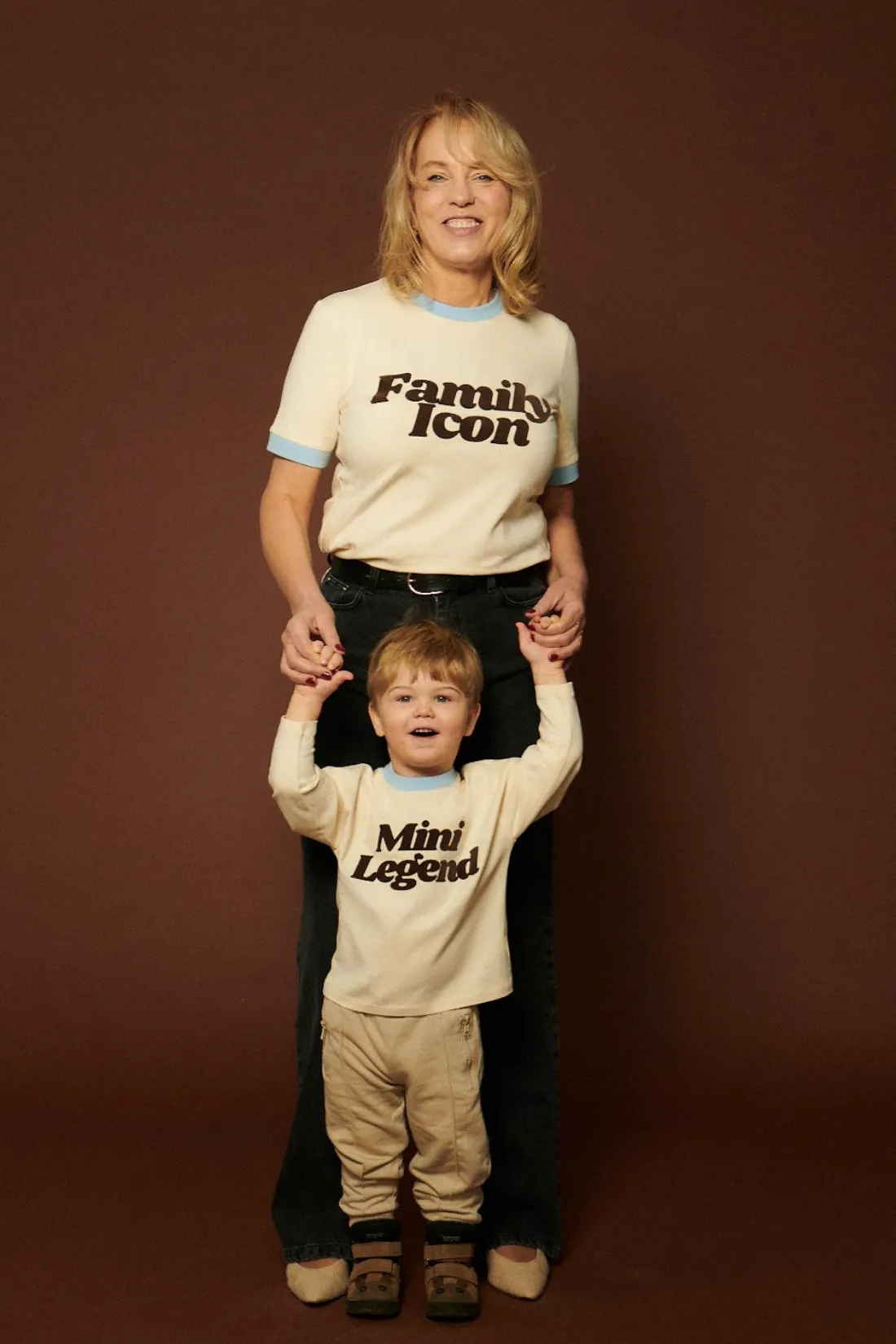 T-SHIRT FAMILY ICON ECRU sold by She is Sunday product image thumbnail 2