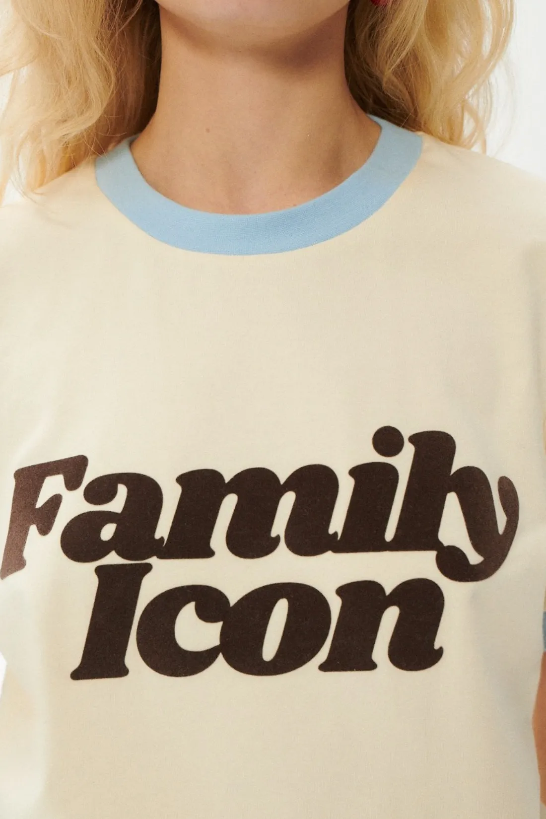 T-SHIRT FAMILY ICON ECRU sold by She is Sunday product image thumbnail 3