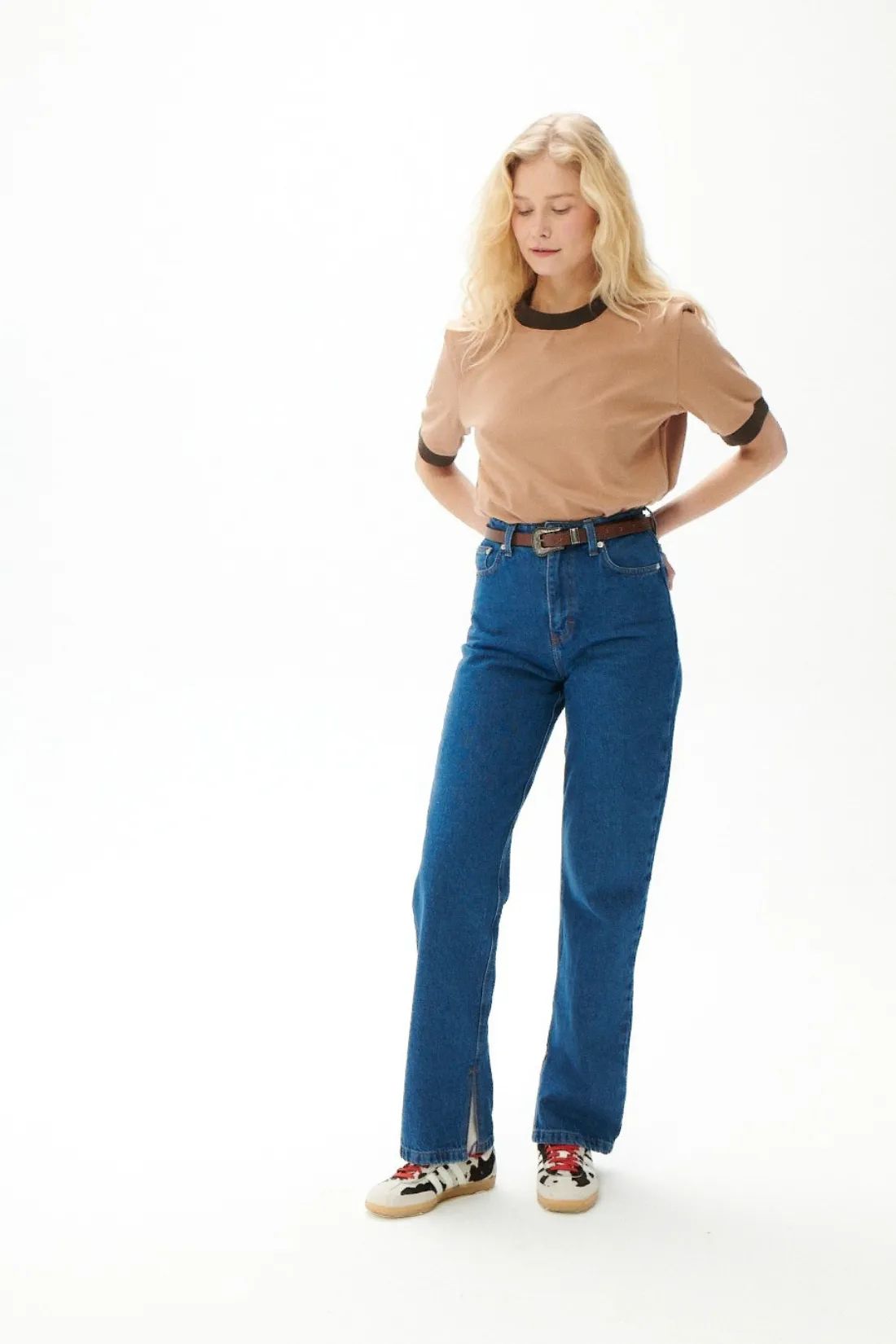 T-SHIRT BASIC SUNDAY BRĄZOWY sold by She is Sunday product image thumbnail 2