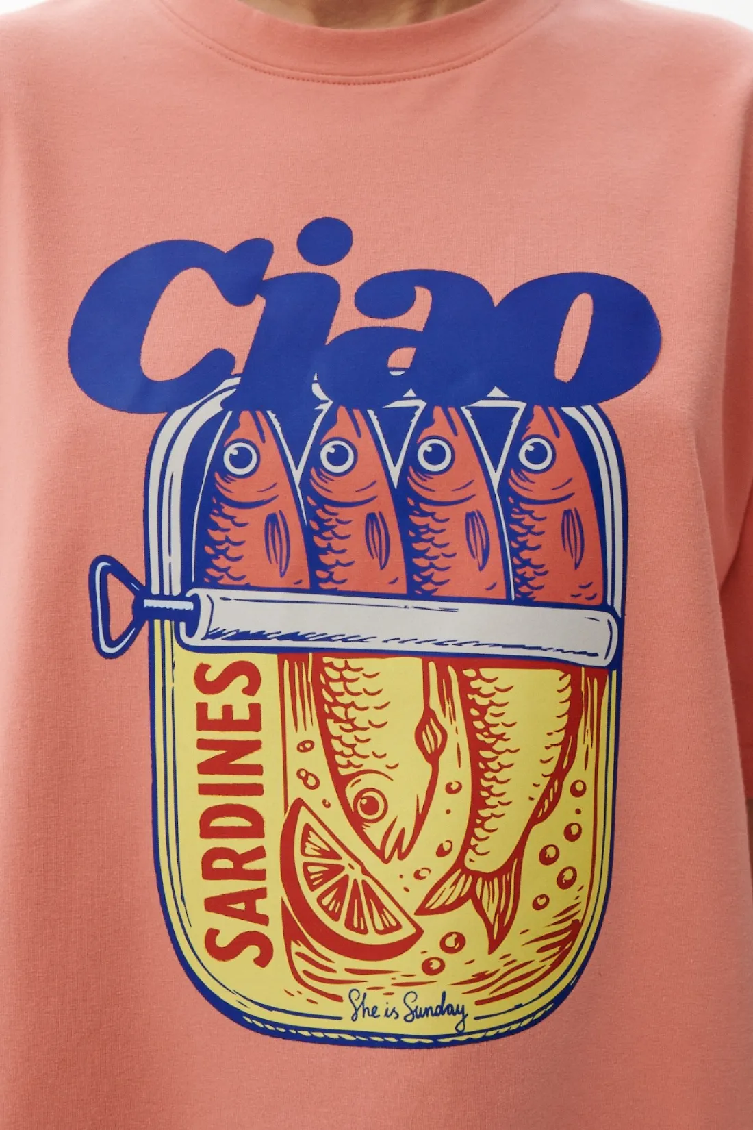 T-SHIRT CIAO SARDYNKI sold by She is Sunday product image thumbnail 3