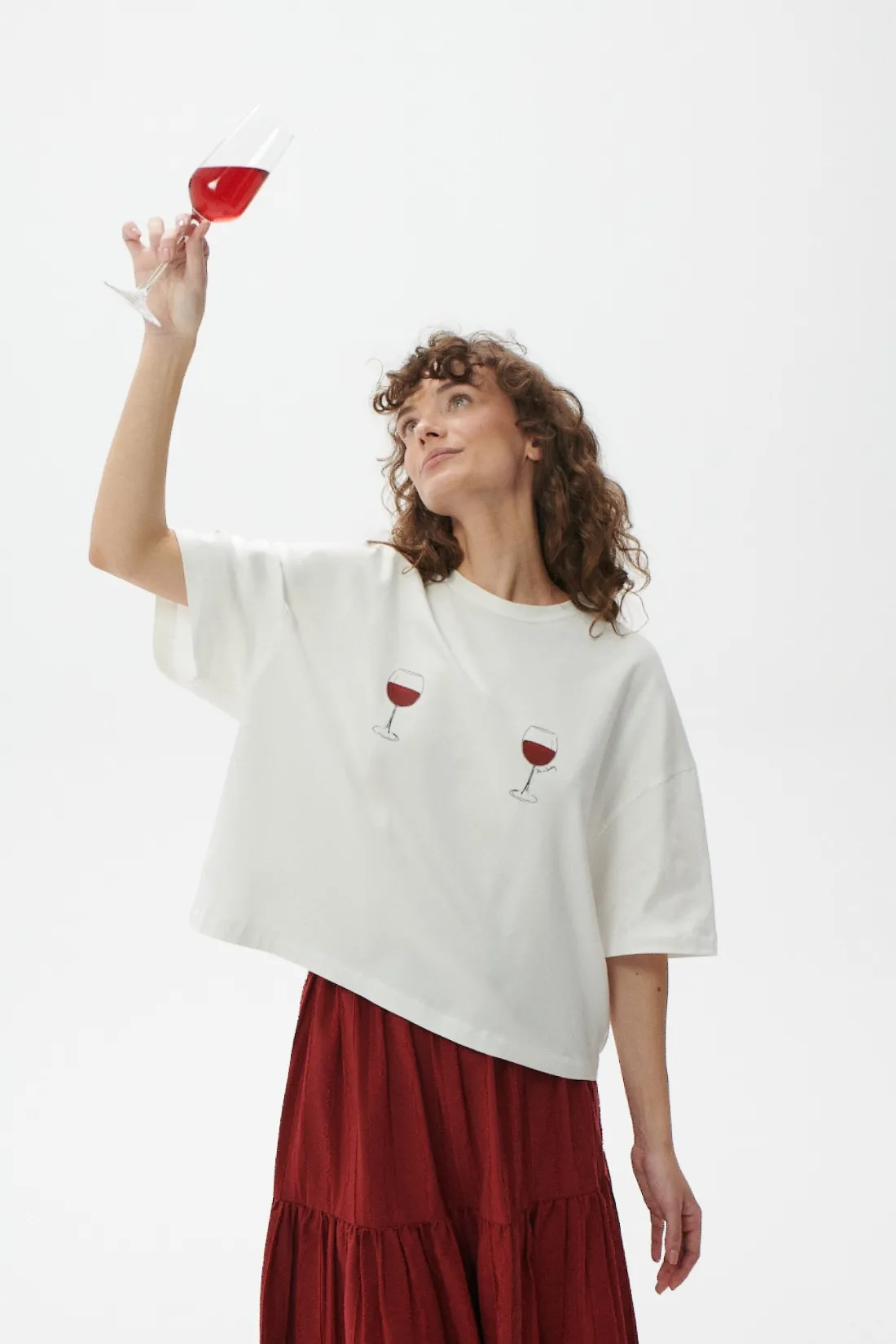 T-SHIRT DOLCE VINO ŚMIETANKOWY sold by She is Sunday